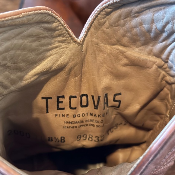 Tecovas Brown Heeled Boots - Picture 6 of 7